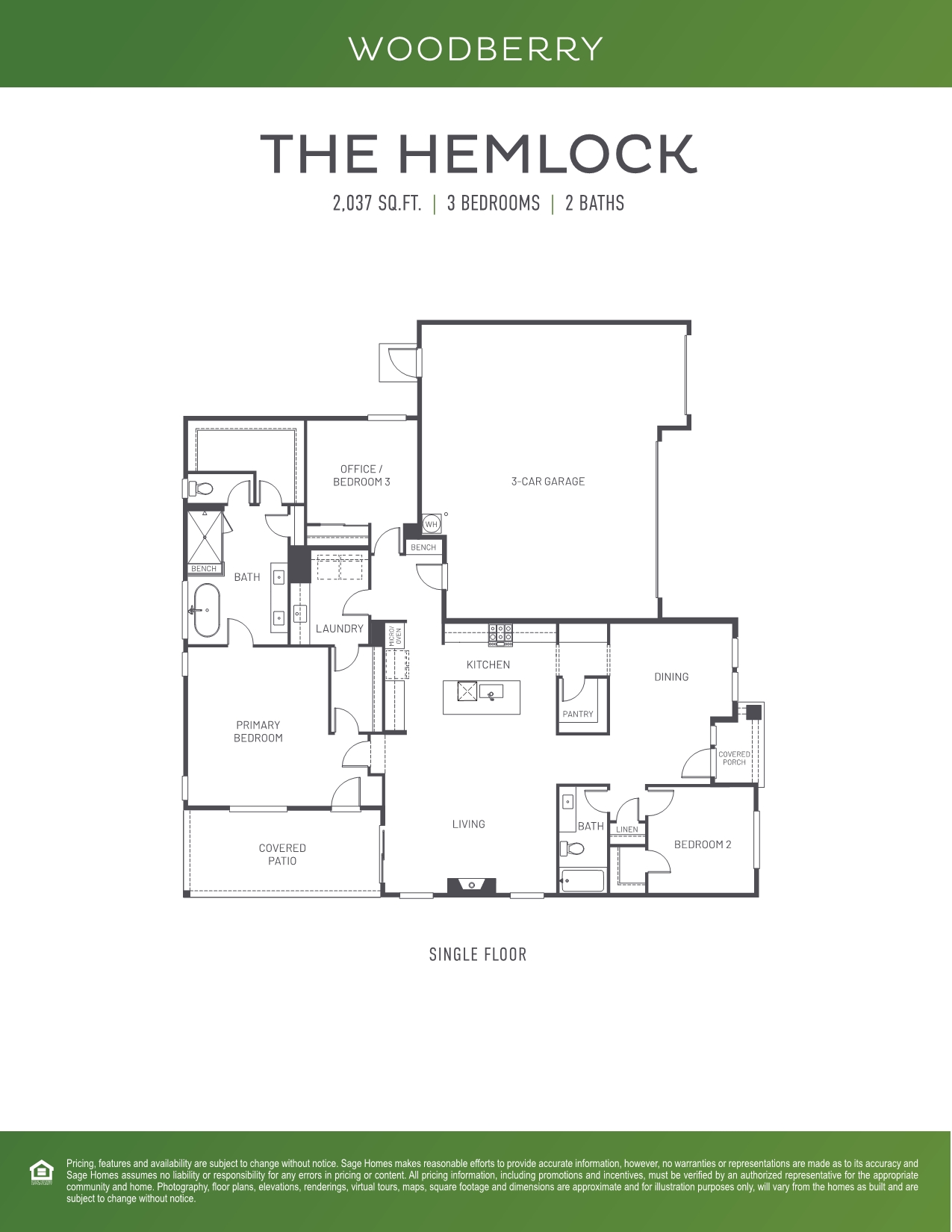 The Hemlock Floorplan